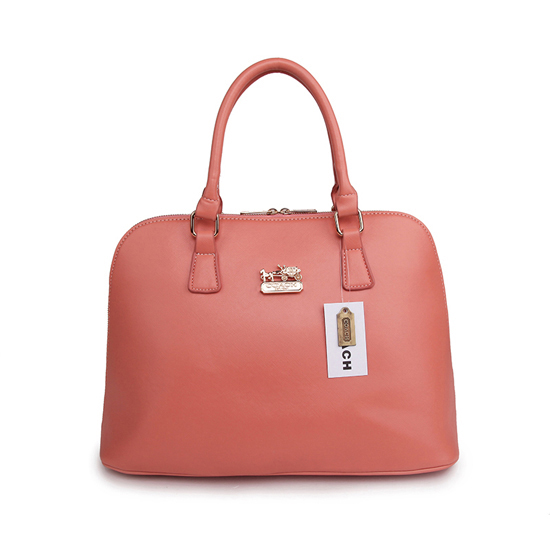 Coach City In Logo Large Pink Satchels BLA | Women - Click Image to Close